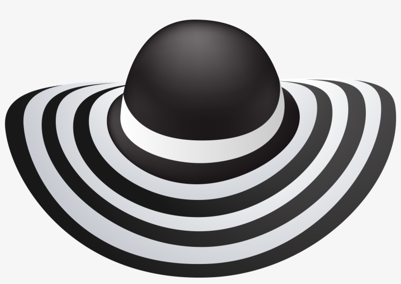 Striped Sun Hat Png Clip Art Image - Indoor Games And Sports, transparent png download