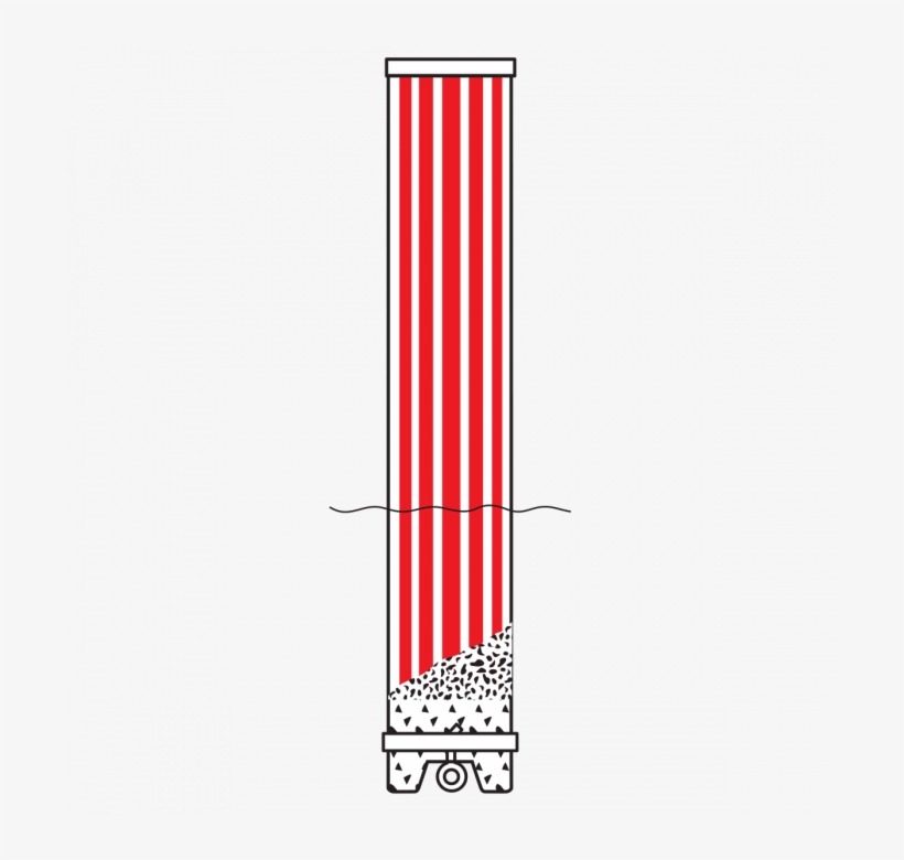 Model B961cr Red And White Ultra Heavy Duty Striped, transparent png download