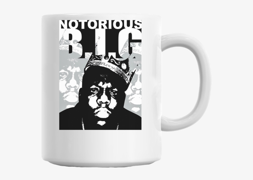 Notorious Big Biggie Smalls Mug - Swear A Lot Mugs, transparent png download