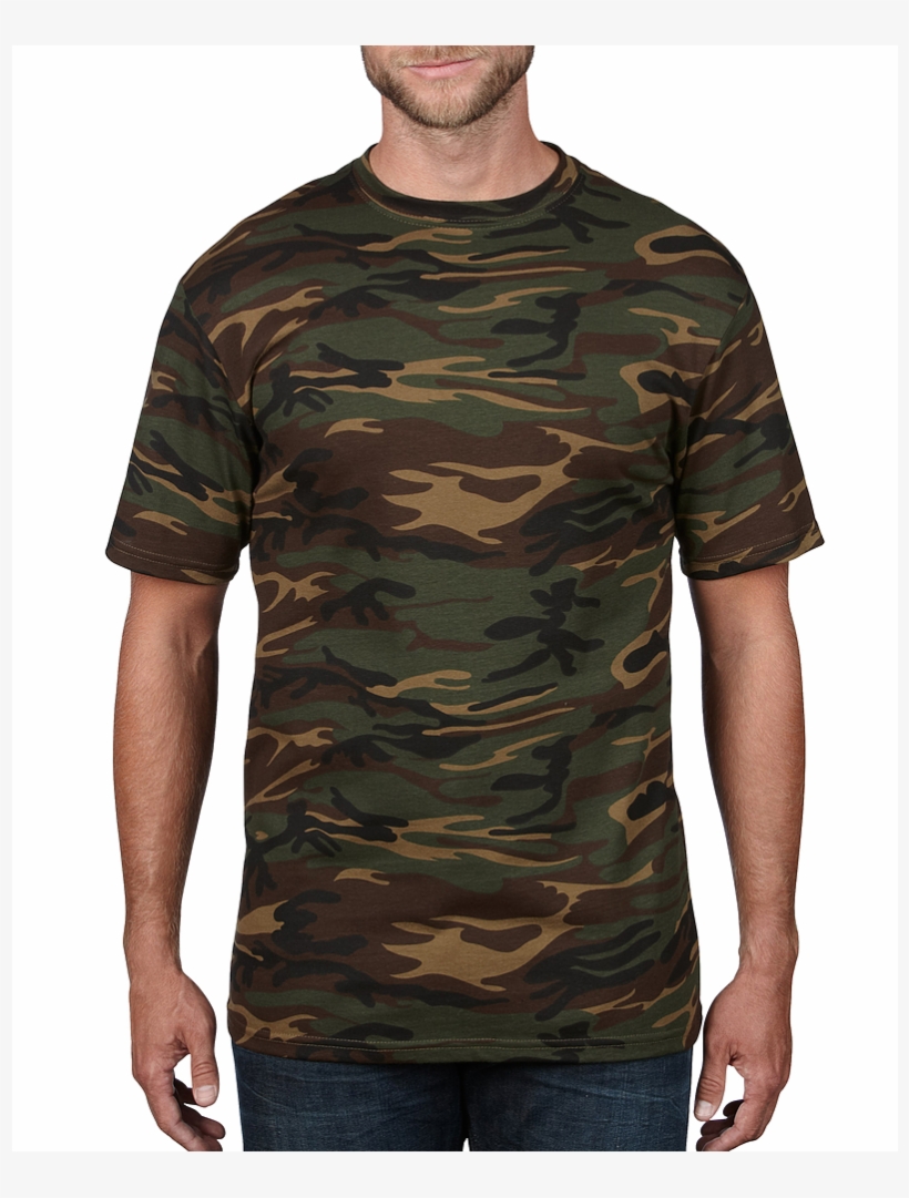 Main Image - Anvil 939 Camo Tee, transparent png download
