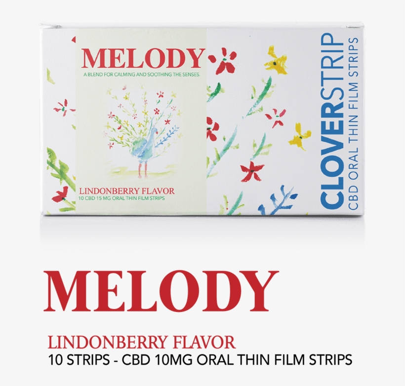 Clover Strip Melody Lingonberry - Graphic Design, transparent png download