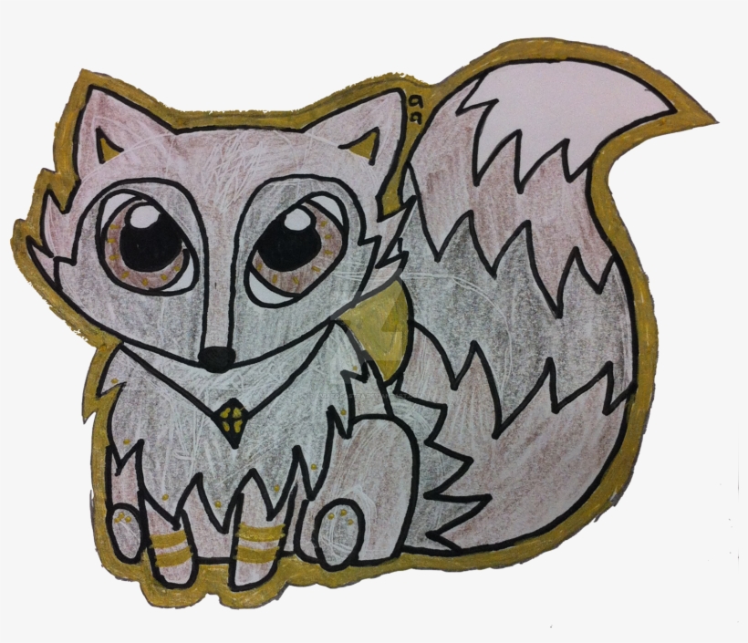 Grey Brown Chibi Wolf By Aviatorastra Grey Brown Chibi - Cartoon, transparent png download