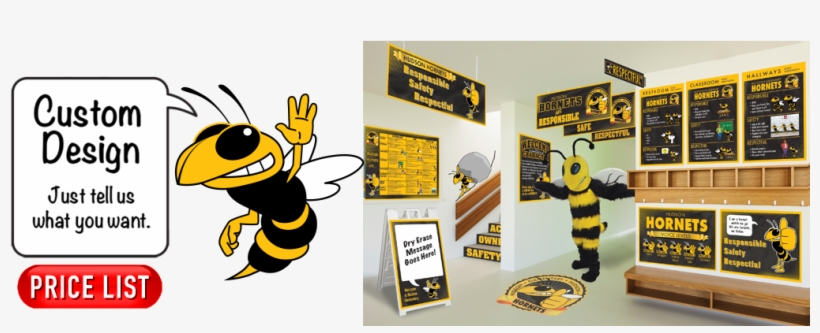 Hornet Mascot - Mascot, transparent png download