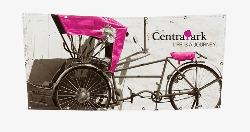 Hanging Banner Outdoor 01 - Rikscha Myanmar, transparent png download