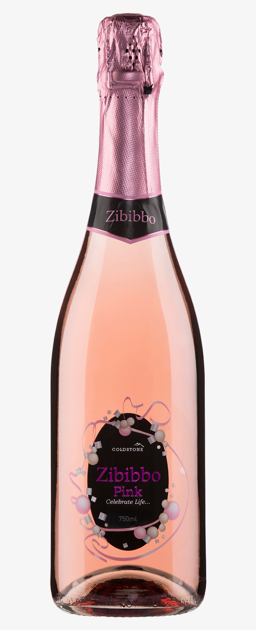 A Wonderful, Bright Pink Sparkling Rose With Lifted - Glass Bottle, transparent png download