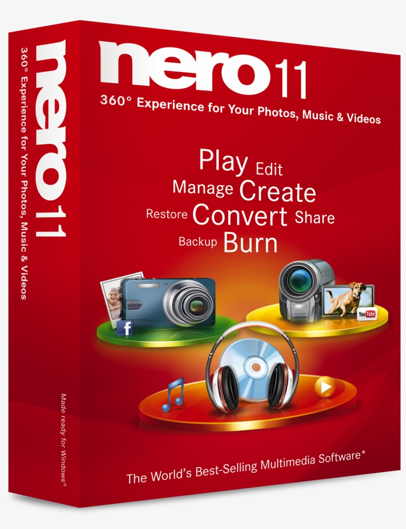 Nero Burning Rom - Nero Multimedia Suite, transparent png download