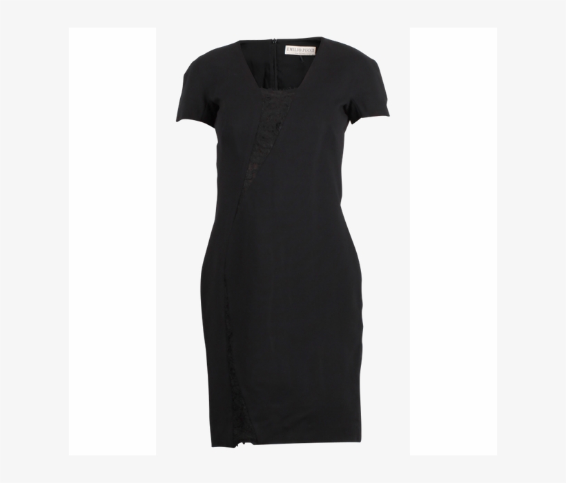 Emilio Pucci Black Dress With Laces - Phase Eight Black Dress, transparent png download