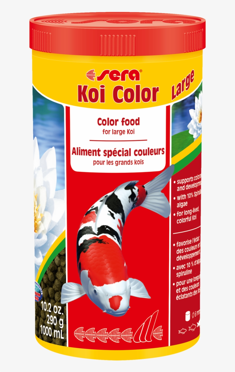 07024 Int Sera Koi Color Large 1000 Ml Top - Sera Koi Royal, transparent png download