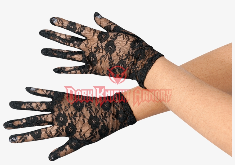 Black Lace Gloves - Temporary Tattoo, transparent png download