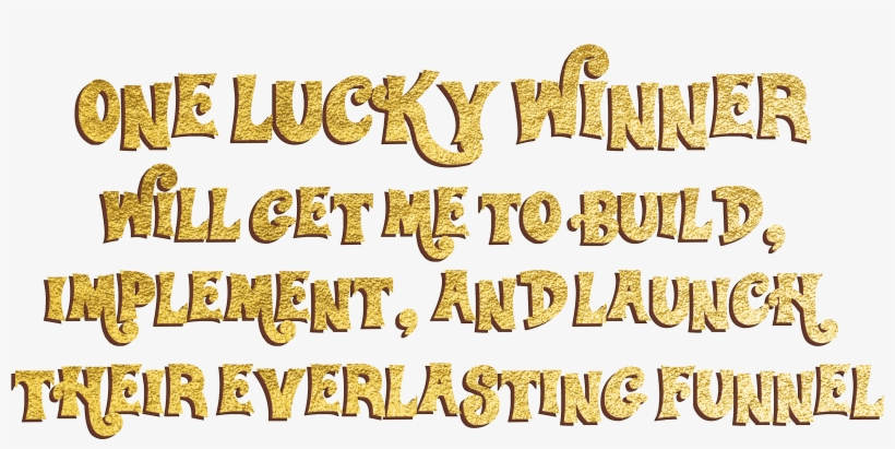 Get Your Free “golden Ticket” While You Can Just Pay - Calligraphy, transparent png download