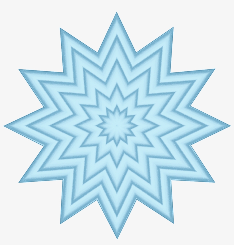 Light Blue Star Pattern, transparent png download