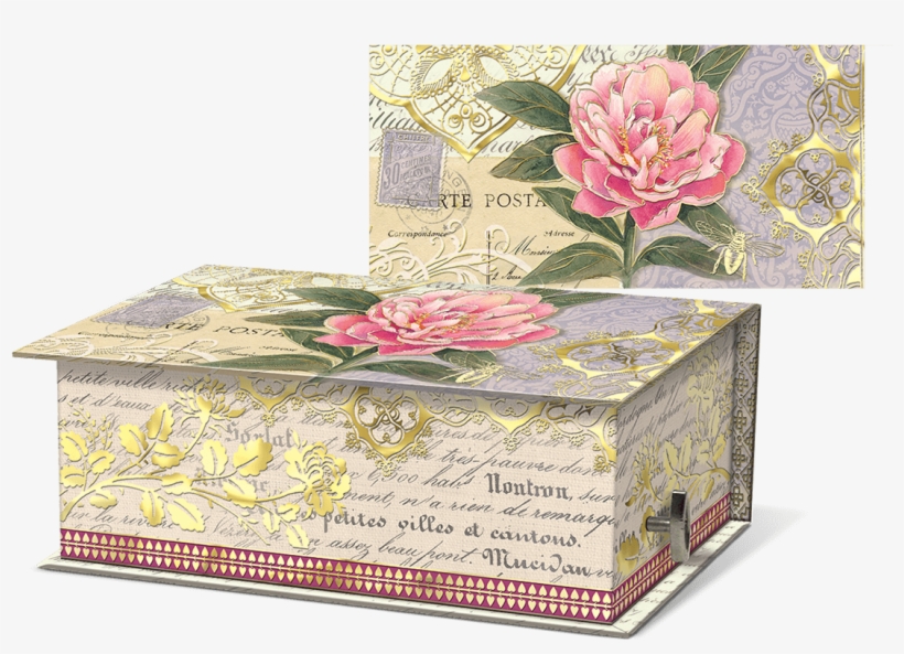 Vintage Floral Music Box Soap - Artificial Flower, transparent png download