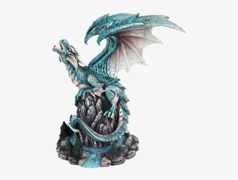 Blue Dragon Statue, transparent png download