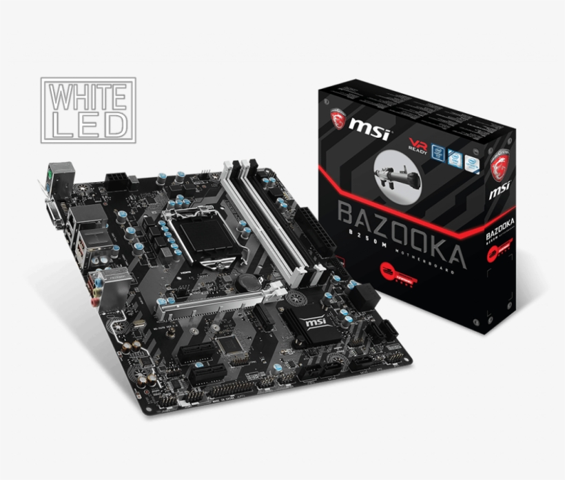 Intel B250 Motherboards B250m Bazooka - Motherboard Msi B250m Bazooka, transparent png download