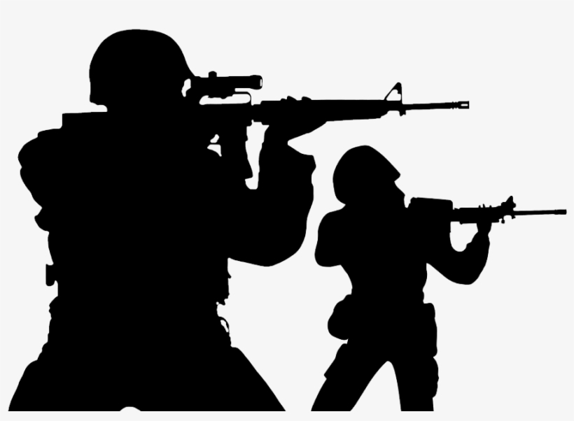 Ocr Slider 4 Soldiers - Silhouette, transparent png download