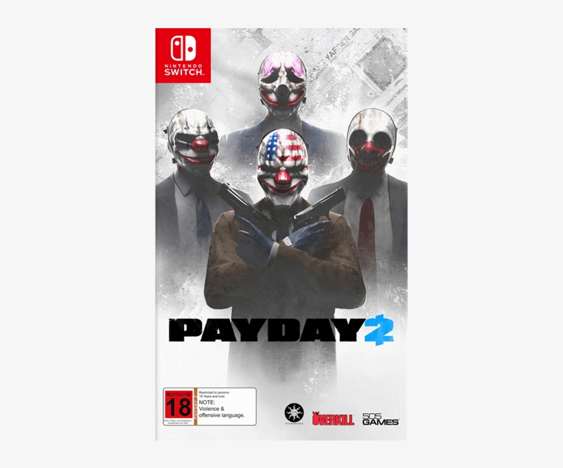 Nintendo Switch Payday 2, transparent png download