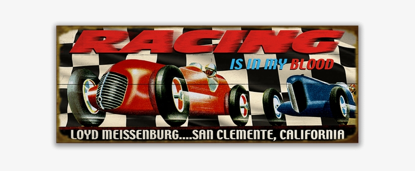 View Zoom Racing Is In My Blood Sign - Formula One Car, transparent png download