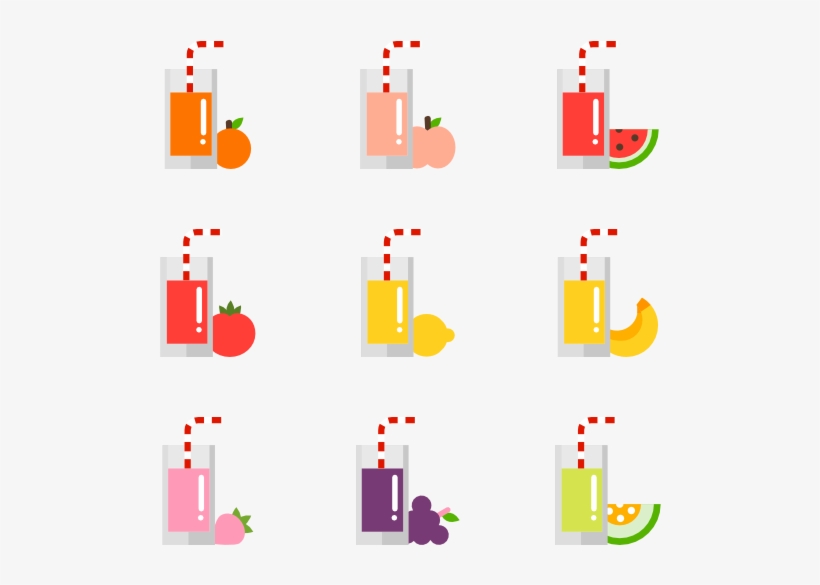 Fruit And Vegetable Juice Collection - Juice Menu Design Png, transparent png download