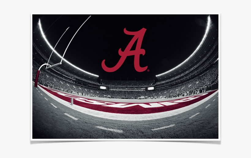 Alabama Crimson Tide Bryant-denny‰ã¢ End Zone Fisheye - Alabama Crimson Tide Mouse Pads, transparent png download