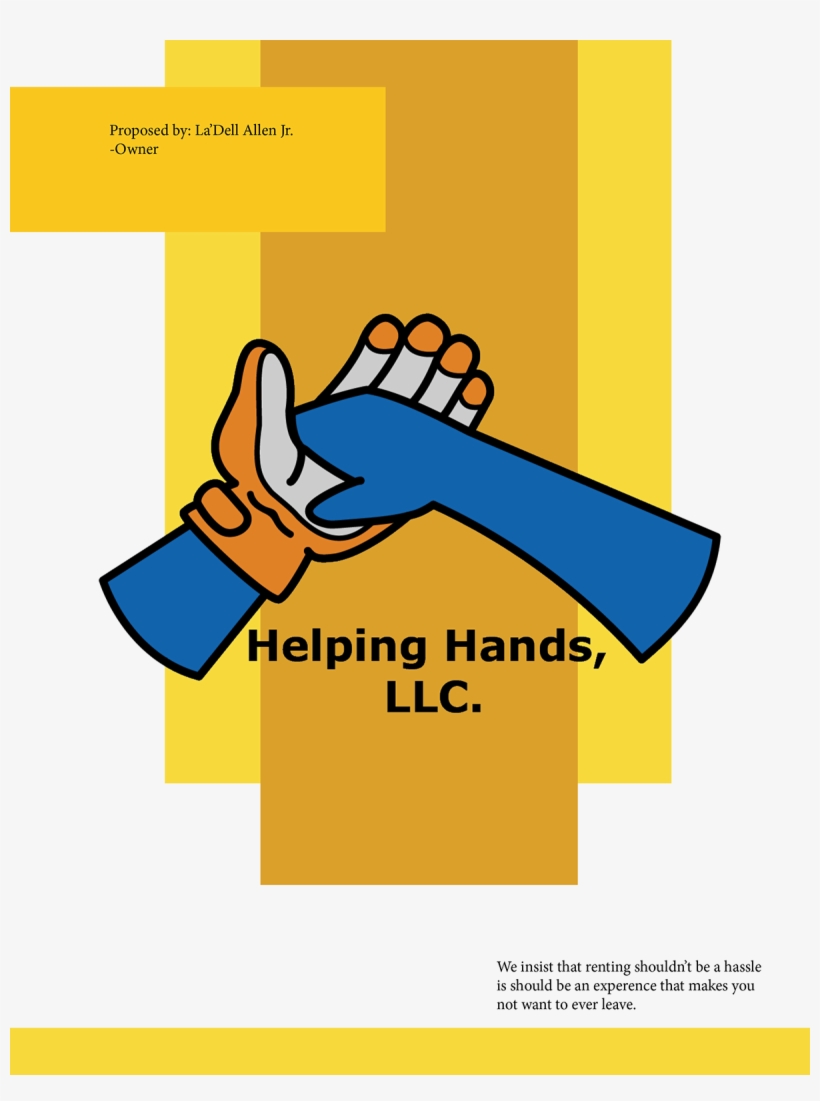 Business Proposal For Helping Hands, Llc - Graphic Design, transparent png download