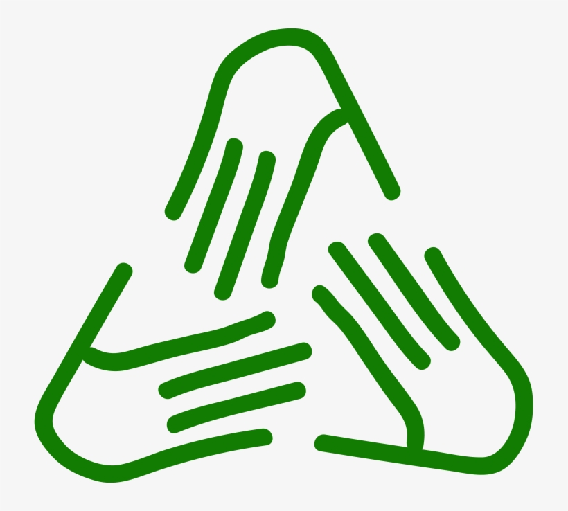 Helping Hands Student Services - Green Helping Hand Png, transparent png download