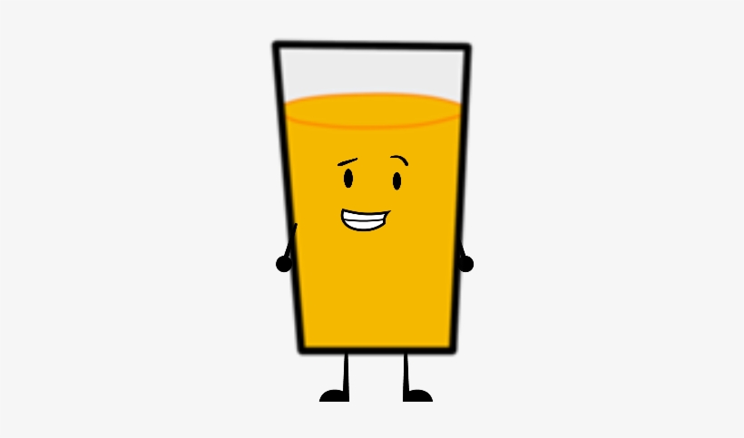 Orange Juice Pose - Cartoon, transparent png download