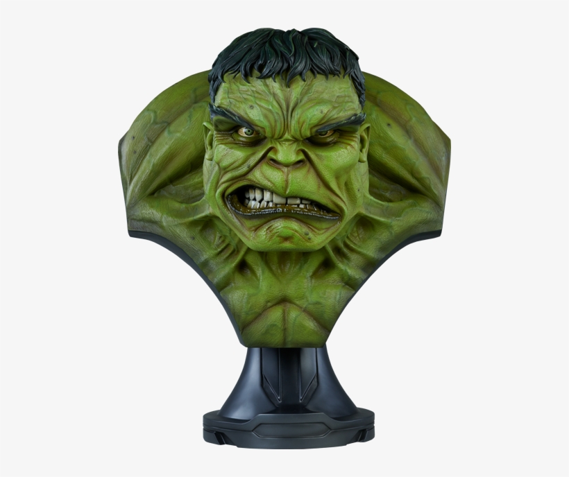 Marvel Life-size Bust The Incredible Hulk - Hulk, transparent png download