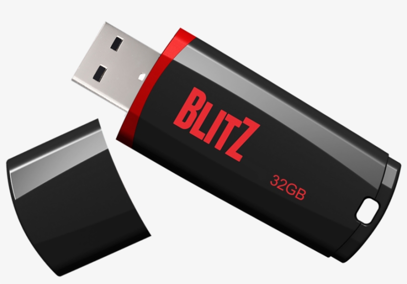 Pen Drive Png Pic - Patriot Blitz 256 Gigabytes Black Usb Flash Drive, transparent png download