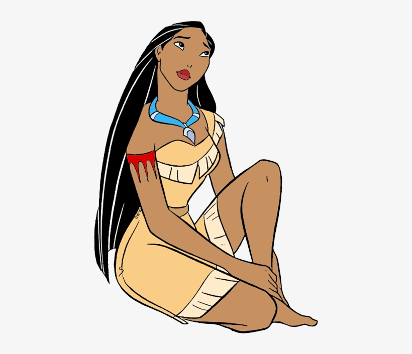 Pocahontas Transparent Kneeling - Pocahontas Clipart Png, transparent png download