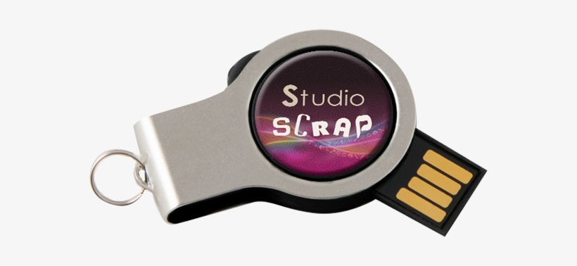 Usb Key Studio-scrap - Usb Flash Drive, transparent png download