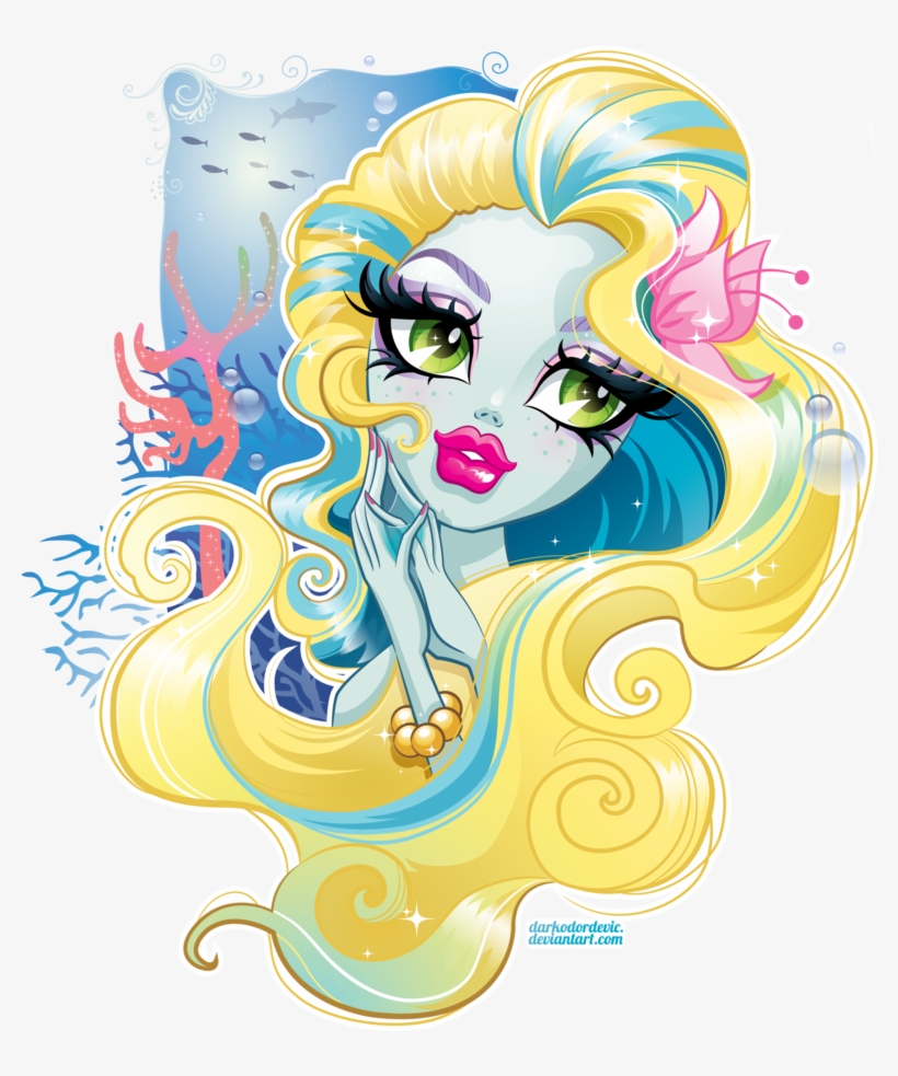 Darko Dordevic Fanart Of Adorable Lagoona Blue/monster - Lagoona Blue ...