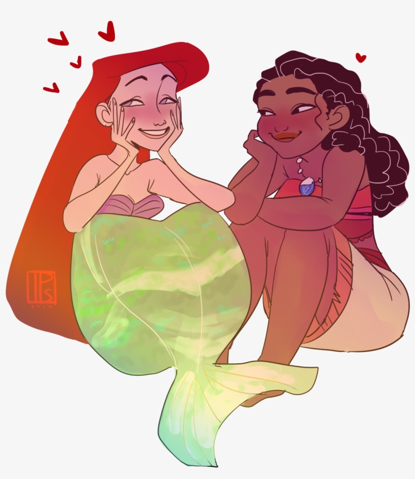 Moana Y Ariel, transparent png download