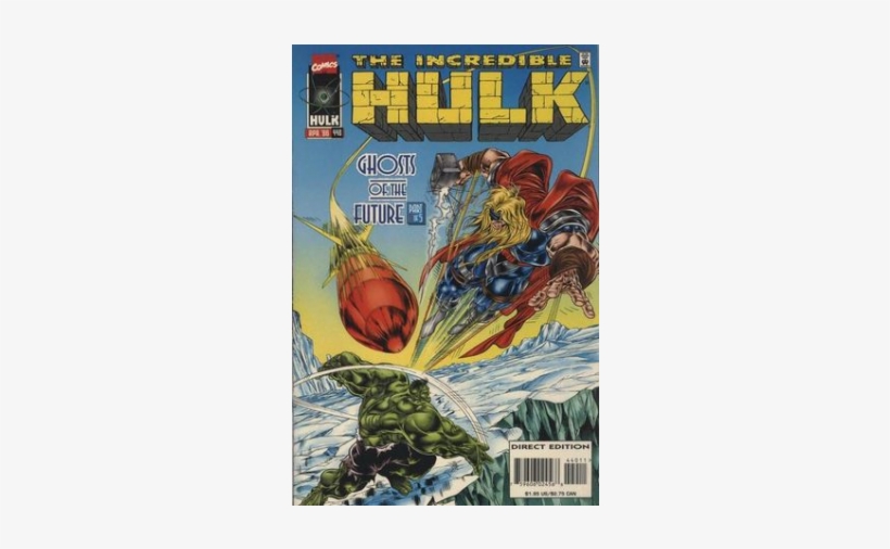 Купете Comics 1996-04 The Incredible Hulk - Hulk Ghosts Of The Future Maestro, transparent png download