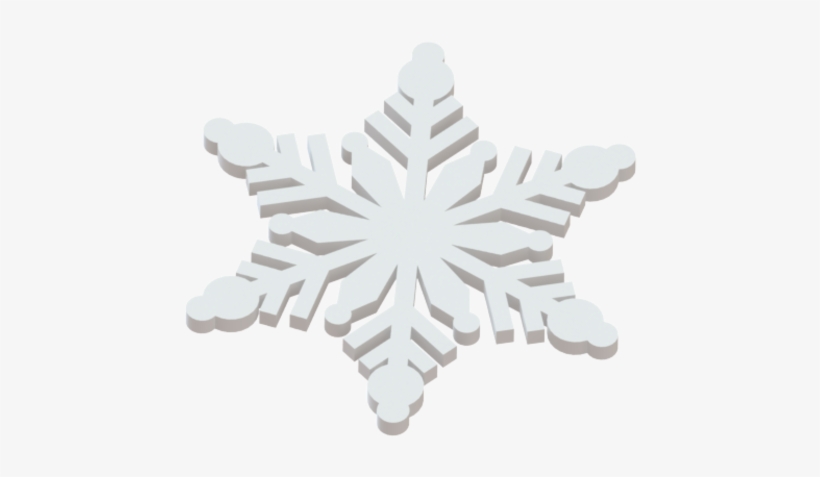 Snowflakes 3d Print - Emblem, transparent png download