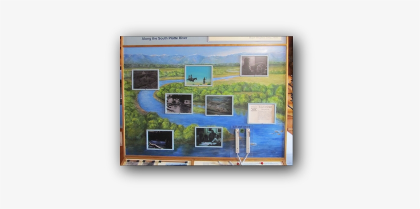 Carol's Mural On The Carson Nature Center's South Platte - Picture Frame, transparent png download