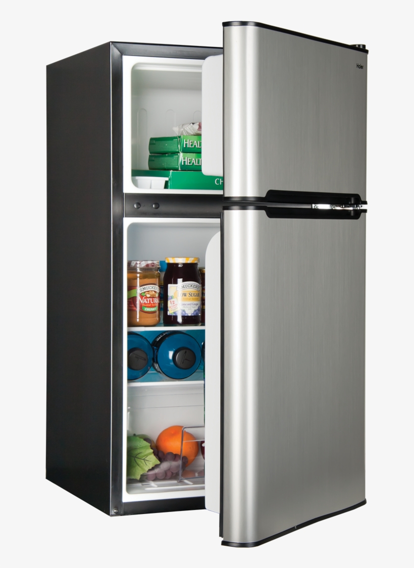 Refrigerator Png Image - Haier 3.2 Cu. Ft. 2-door Free-standing Bar Fridge (hrc3251acv), transparent png download