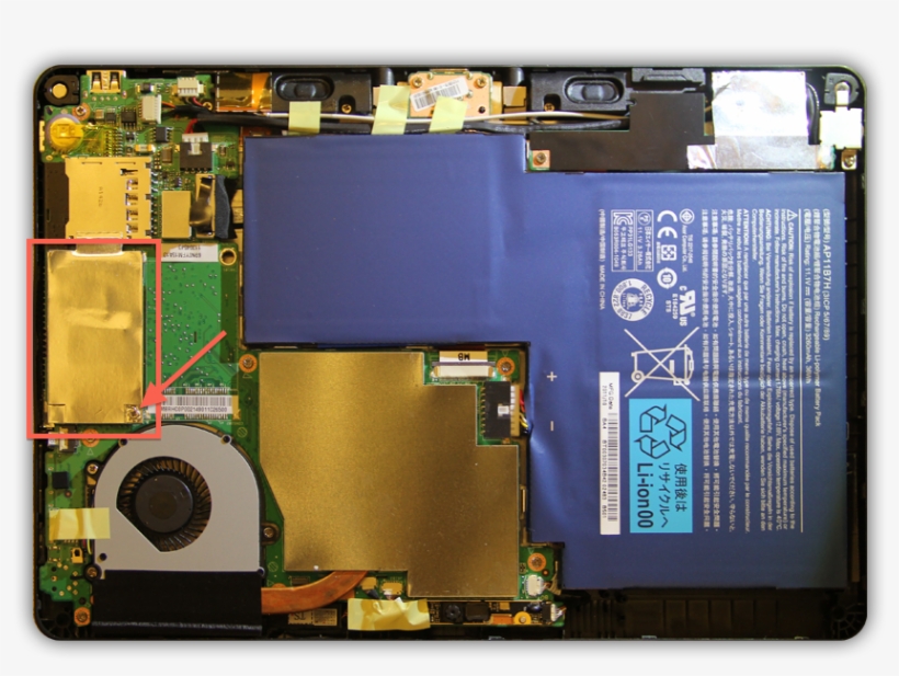 Acer Iconia W500 - Acer Iconia Tab W500 Teardown, transparent png download