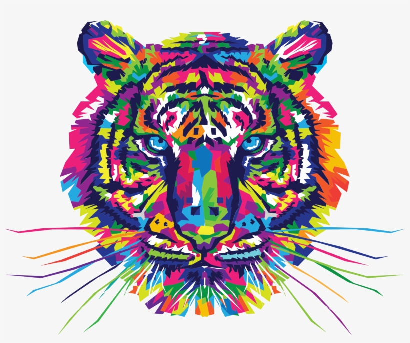 Big Image - Tiger Art, transparent png download