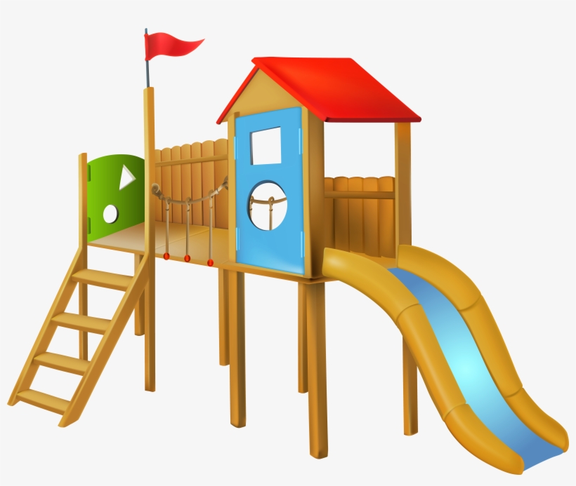 Park Slide Png Clip Art, transparent png download