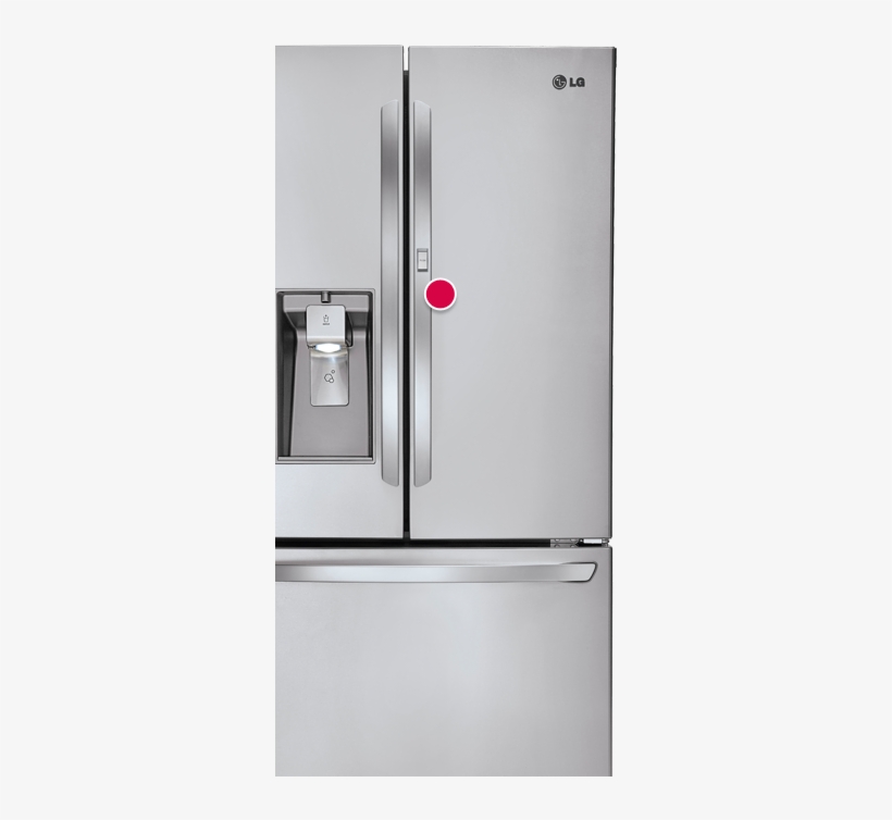 Clip Art Transparent Stock Two Door Refrigerator Transparent - Lg Fridge 2 Door, transparent png download