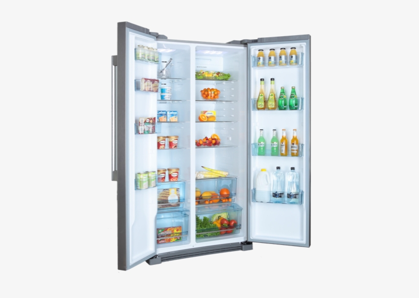 Fridge - Haier Hrf-628df6 570l Frost Free American Fridge Freezer, transparent png download