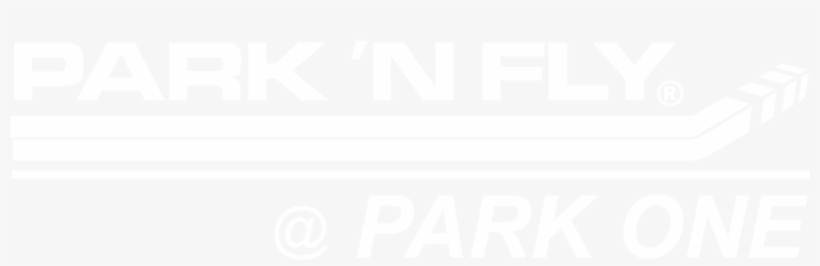 Park 'n Fly @ Park One Lax - Black-and-white, transparent png download
