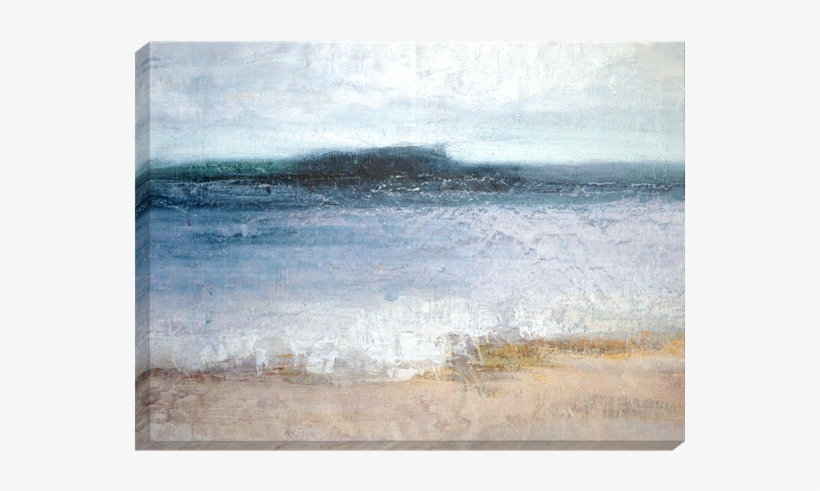 Indigo - Gallery Wrap - Trademark Art Julia Purinton 'indigo Isle' Canvas Art, transparent png download