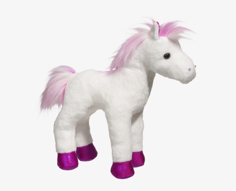 Small Rainbow White Horse - Douglas Cuddle Toys Douglas Cuddle Toys Rainbow, transparent png download