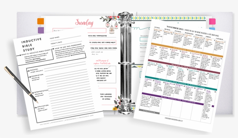 Her Binder Project Free Printables For Christian Women - Bible, transparent png download