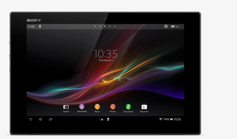 Sony Xperia Z Sgp312u1/w 10.1-inch 32gb Tablet White, transparent png download
