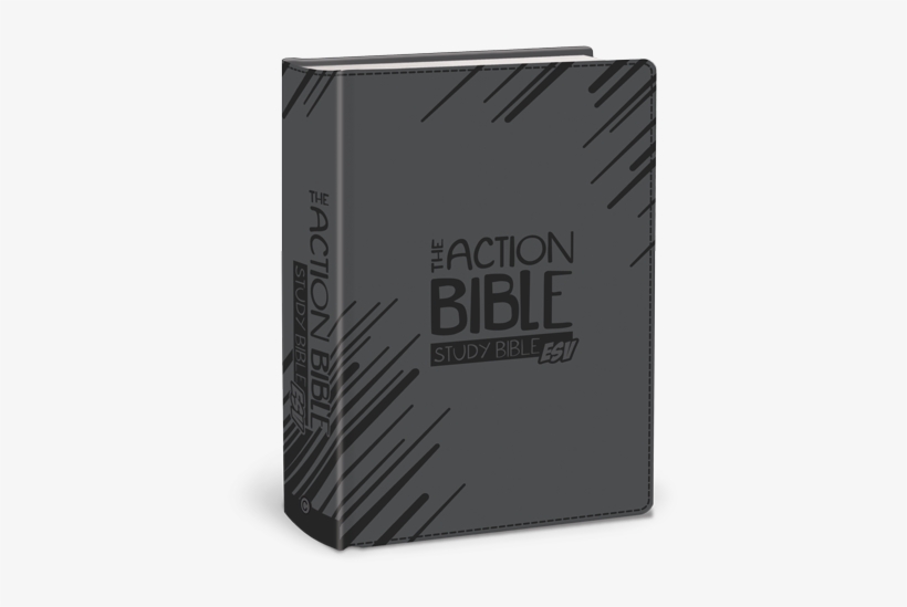 The Action Bible Study Bible Esv Grey Premium Edition - Action Bible Study Bible-esv, transparent png download