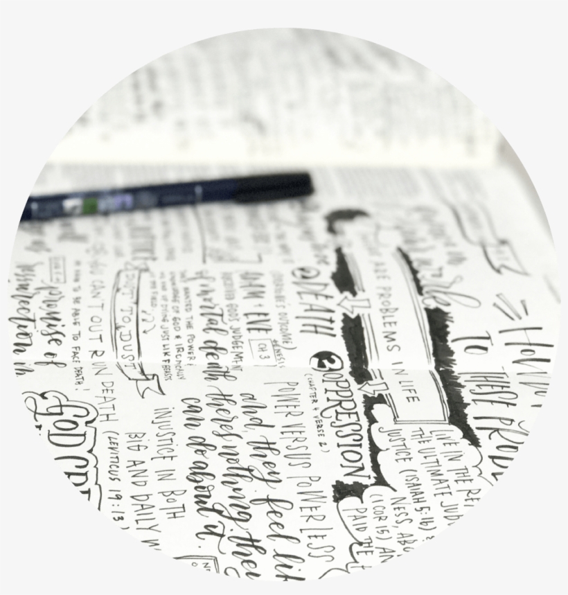 Fill A Full Spread In A Moleskine Notebook With Sermon - Tombow Fudenosuke Brush Pen, transparent png download