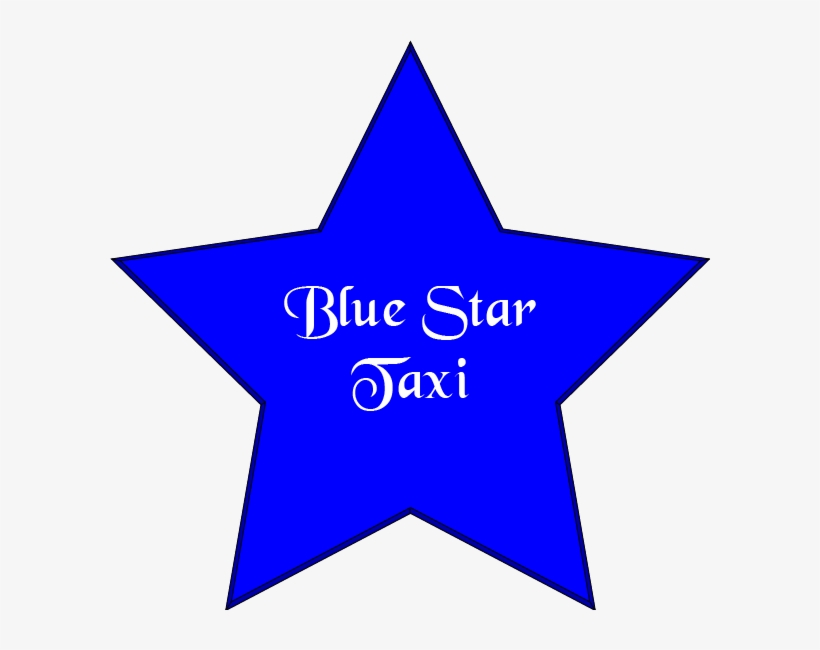 Blue Star Taxi - Tricycle, transparent png download