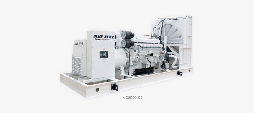 Blue Star Diesel Generator - Blue Star Power Systems, transparent png download
